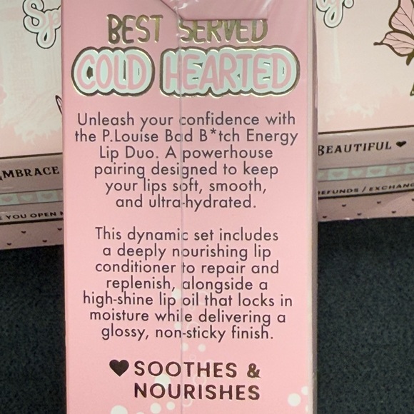 P. Louise Limited Edition Christmas Line Saucy Cranberry Lip Gloss - NEW SEALED - Picture 5 of 6
